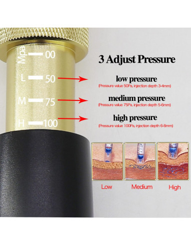 HYALURON PEN 2 EM 1 COM 3 NIVEIS PRESSÃO | Virtualvantagem | VRT.002.00135