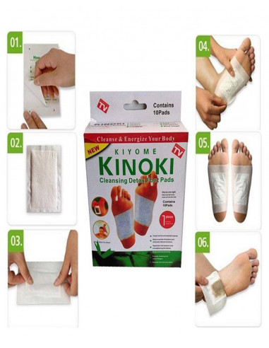 PENSOS DETOX FOOT PAD ADESIVOS  DETOX | Virtualvantagem | VRT.002.00080