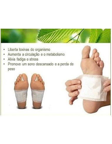 PENSOS DETOX FOOT PAD ADESIVOS  DETOX | Virtualvantagem | VRT.002.00080