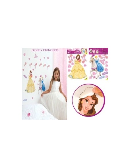 STICKERS  QUARTO DISNEY PRINCESA | Virtualvantagem |
