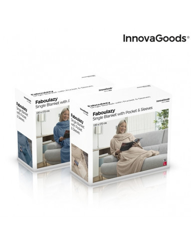 MANTA COM MANGAS ADULTO MANTA COM BRAÇOS | Virtualvantagem | VRT.006.00031