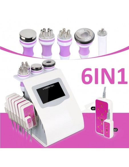 copy of MAQUINA CAVITAÇÃO 6 EM 1 LIPO LASER + RF 3D+ VACUO MAQUINAS DE CAVITAÇÃO