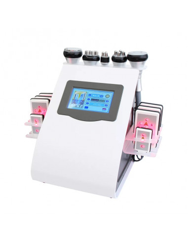 MAQUINA CAVITAÇÃO 6 EM 1 LIPO LASER + RF + VACUO | Virtualvantagem | VRT.001.00066