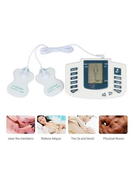 ELETROESTIMULADOR TENS ACUPUNTURA COM CHINELOS | Virtualvantagem | VRT.002.00148