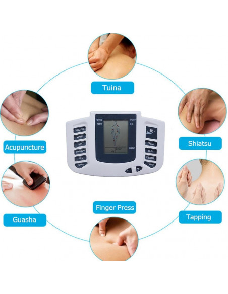 ELETROESTIMULADOR TENS ACUPUNTURA COM CHINELOS | Virtualvantagem | VRT.002.00148