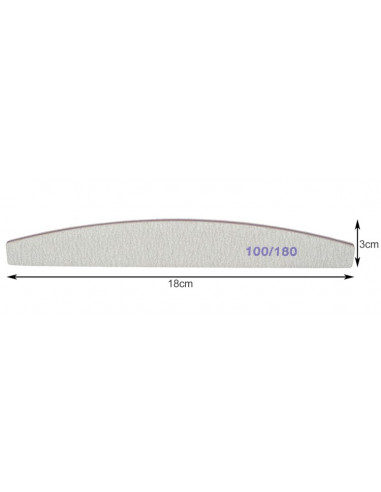25 x LIMAS MEIA LUA 100/180 | Virtualvantagem | VRT.003.00095