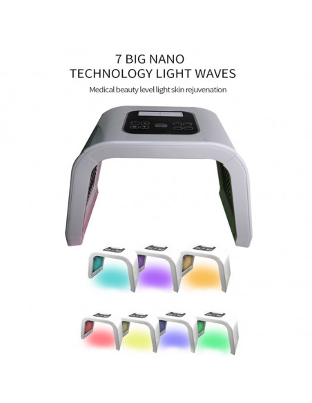 APARELHO FOTOTERAPIA DE LEDS 7 CORES | Virtualvantagem |