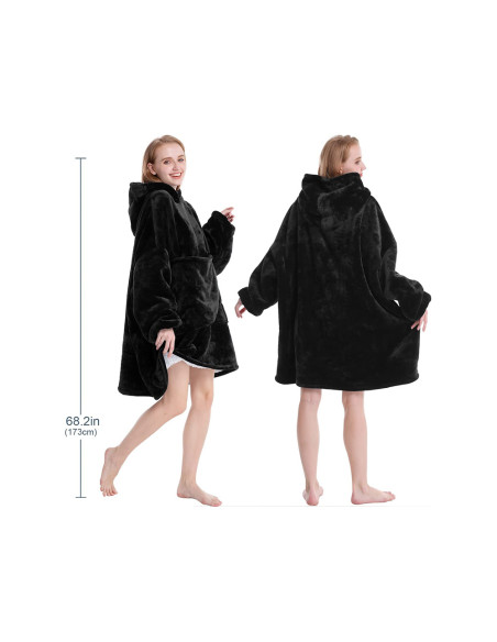 MANTA COM MANGAS E CAPUZ 