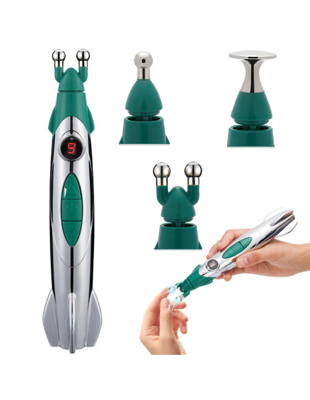 CANETA ACUPUNTURA ELETRICA ROCKET TENS THERAPY 