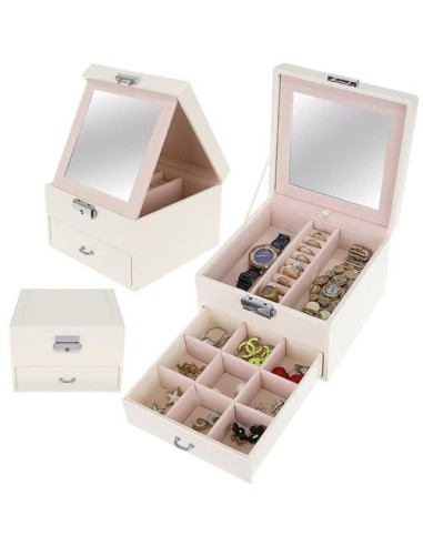 CAIXA PARA JOIAS COM ESPELHO