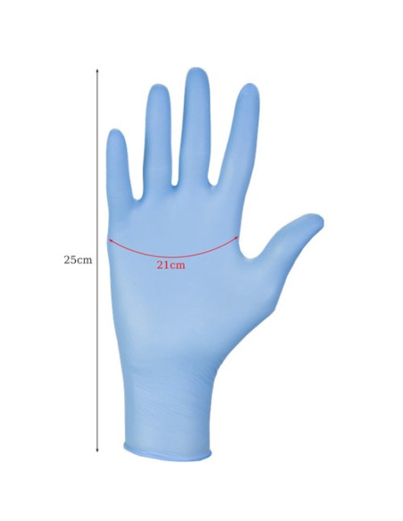 LUVAS DESCARTÁVEIS EM NITRILO