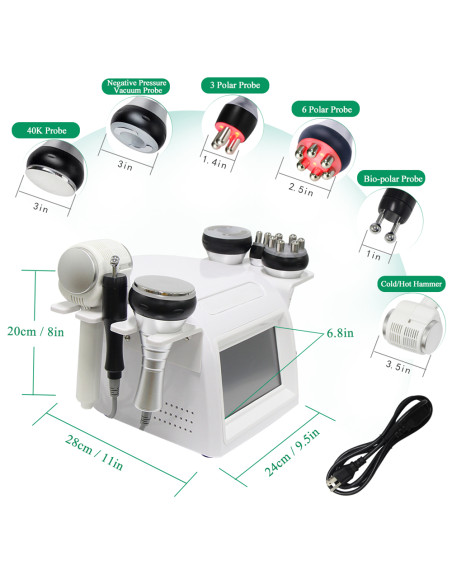 MAQUINA DE CAVITAÇÃO COM RADIOFREQUENCIA