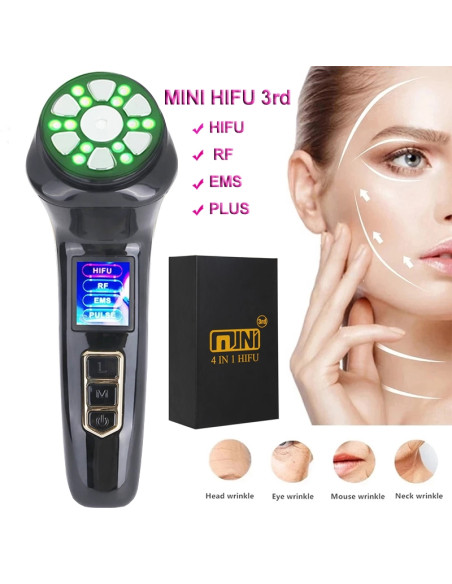 MINI HIFU 3º GERAÇÃO 4 EM  1 ORIGINAL