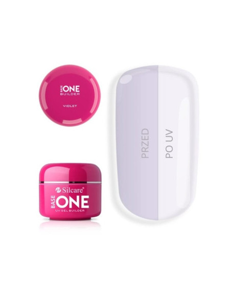 GEL UV BASE ONE VIOLET SILCARE VISCOSIDADE  MÉDIA