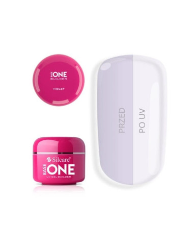 GEL UV BASE ONE 250G VIOLET SILCARE MEDIA