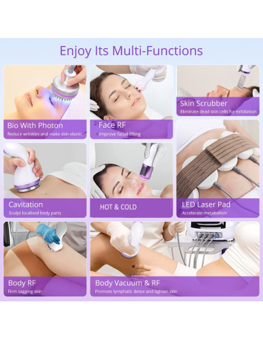 MAQUINA MULTIFUNÇÕES CAVITAÇÃO 10 EM 1