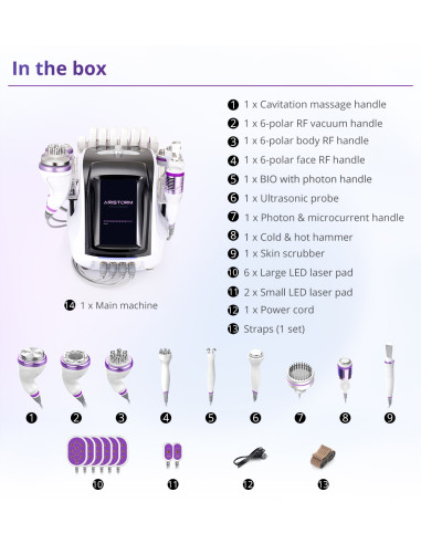 MAQUINA MULTIFUNÇÕES CAVITAÇÃO 10 EM 1