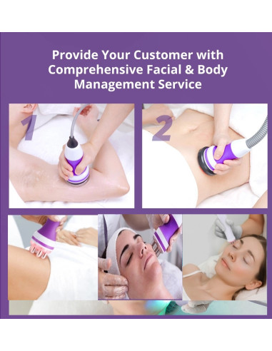 MAQUINA CAVITAÇÃO 6 EM 1 LIPO LASER + RF 3D+ VACUO