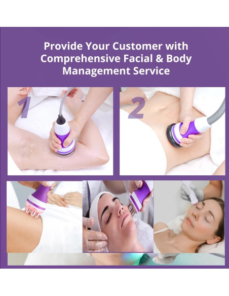 MAQUINA CAVITAÇÃO 6 EM 1 LIPO LASER + RF 3D+ VACUO