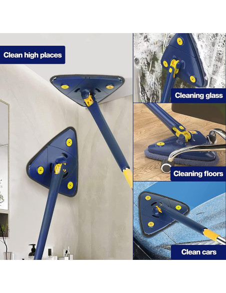 MOPA TRIANGULAR 360% ROTATIVA + 6 RECARGAS