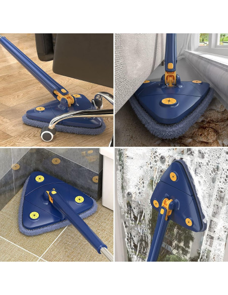 MOPA TRIANGULAR 360% ROTATIVA + 6 RECARGAS