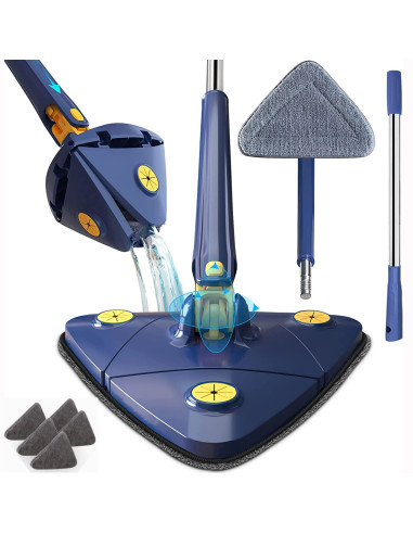 MOPA TRIANGULAR 360% ROTATIVA + 6 RECARGAS