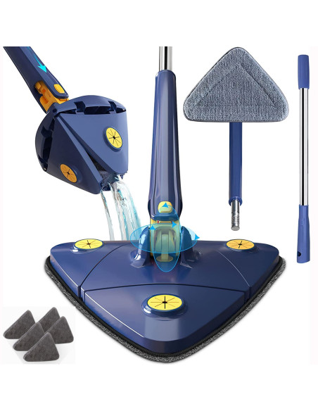 MOPA TRIANGULAR 360% ROTATIVA + 6 RECARGAS