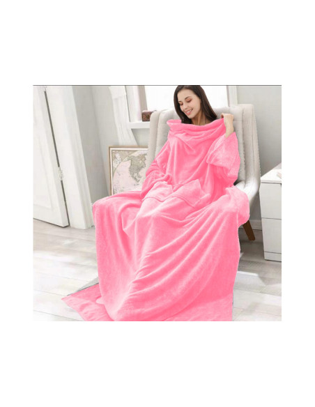 MANTA COM MANGAS ULTRA SUAVE 200CM X 140CM