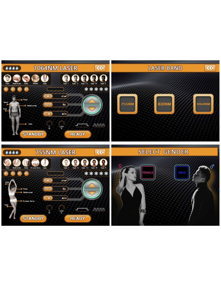 MAQUINA DEPILAÇÃO LASER DIODO 3 ONDAS