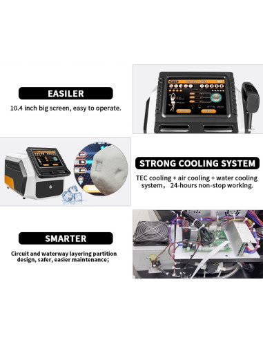 MAQUINA DEPILAÇÃO LASER DIODO 3 ONDAS