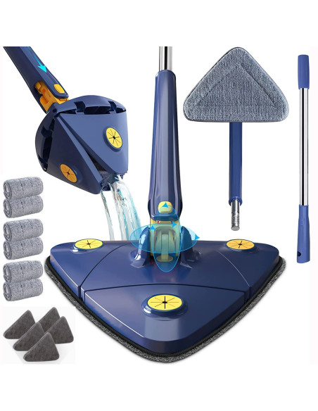 MOPA TRIANGULAR 360% ROTATIVA + 6 RECARGAS