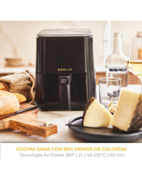 FRITADEIRA AIR POWER NEWLUX V20 PRETO 