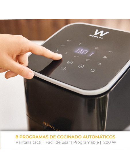 FRITADEIRA AIR POWER NEWLUX V20 PRETO 