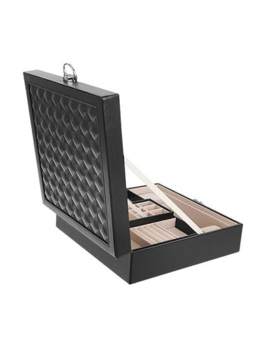 CAIXA GUARDA JOIAS GRANDE COM ESPELHO