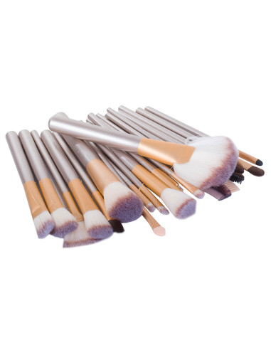 CONJUNTO DE 24 PINCEIS MAQUIAGEM PROFISSIONAIS