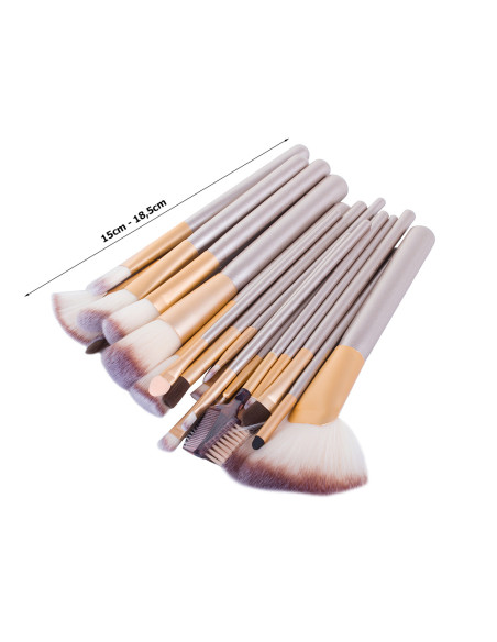 CONJUNTO DE 24 PINCEIS MAQUIAGEM PROFISSIONAIS