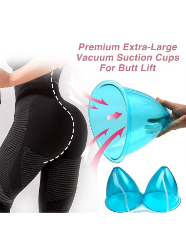 COPOS XL DE 21CM PUMP UP PARA VÁCUO 