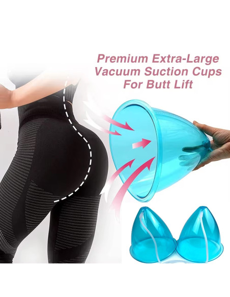 COPOS XL DE 21CM PUMP UP PARA VÁCUO 