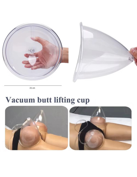COPOS XL DE 21CM PUMP UP PARA VÁCUO 