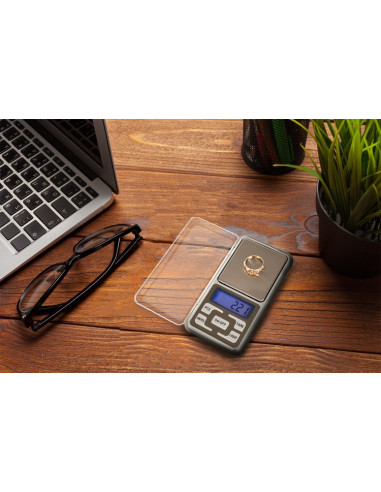 Mini Balança Digital  Precisão 0.1 gr até 500...