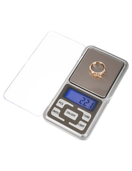 Mini Balança Digital  Precisão 0.1 gr até 500 gramas
