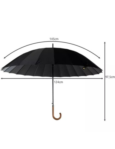 GUARDA CHUVA GRANDE E RESISTENTE 124CM
