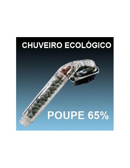 CHUVEIRO ECOLÓGICO 8 FUNÇÕES POUPE 65% | Virtualvantagem | VRT.007.00117