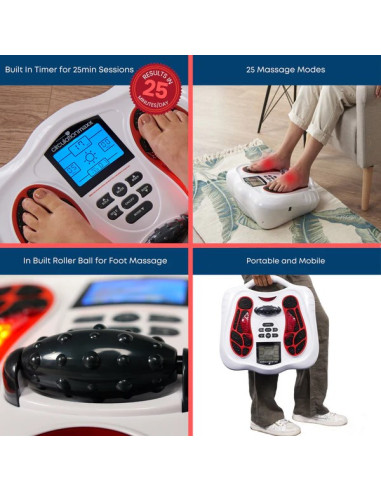 MASSAGEADOR DE PÉS INFRAVERMELHO REFLEXOTERAPIA