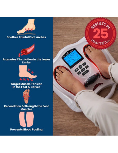 MASSAGEADOR DE PÉS INFRAVERMELHO REFLEXOTERAPIA