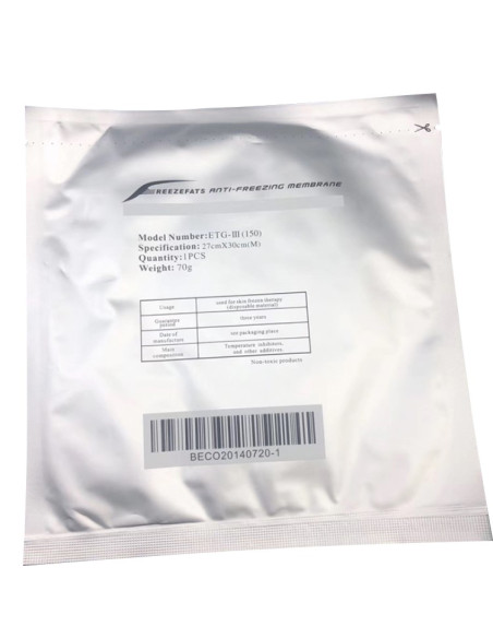 MEMBRANAS ANTICONGELANTES PARA CRIOLIPOLISE 30 X 27CM