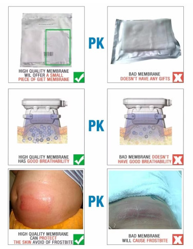 MEMBRANAS ANTICONGELANTES PARA CRIOLIPOLISE 30...
