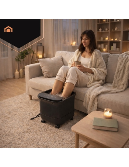 BACIA PARA PEDICURE ELÉTRICA COM AQUECIMENTO E HIDROMASSAGEM