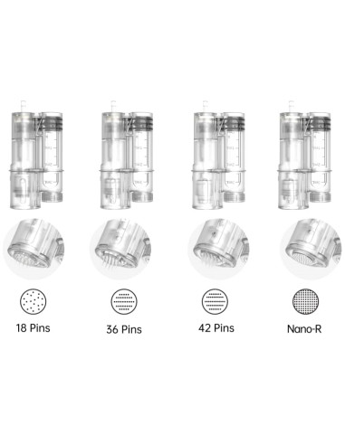 Cartuchos para Hydra Pen H6 Dr. Pen Microneedling