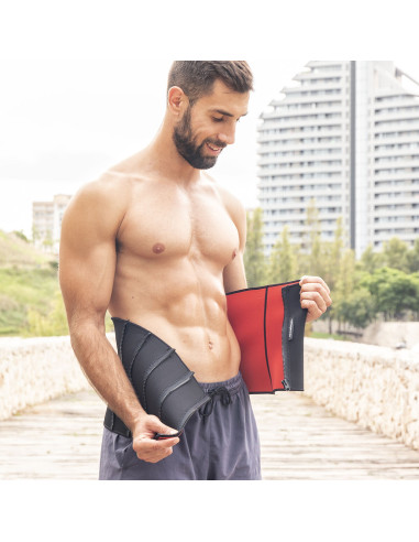 CINTA EFEITO SAUNA EM NEOPRENE AJUSTÁVEL